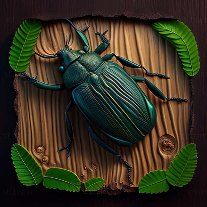 Animals Carabus smaragdinus